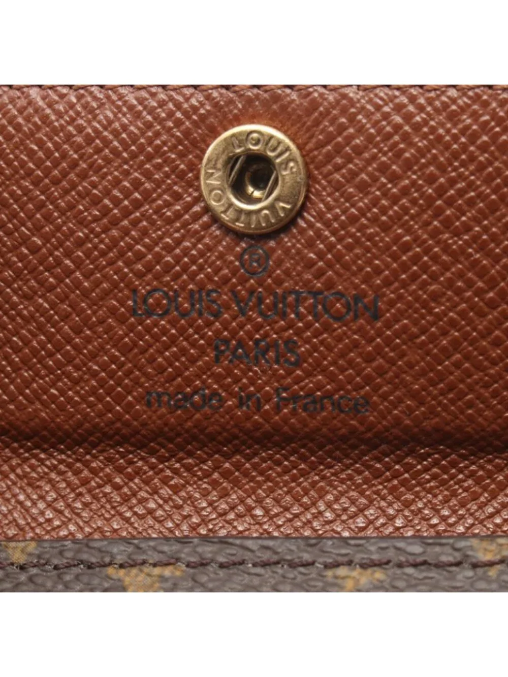Louis Vuitton Coin Case Leather